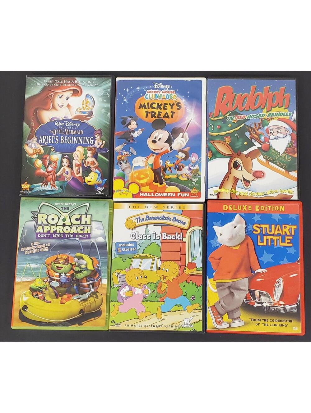 Disney Classic DVD Collection - Set of 6 Animated Movies